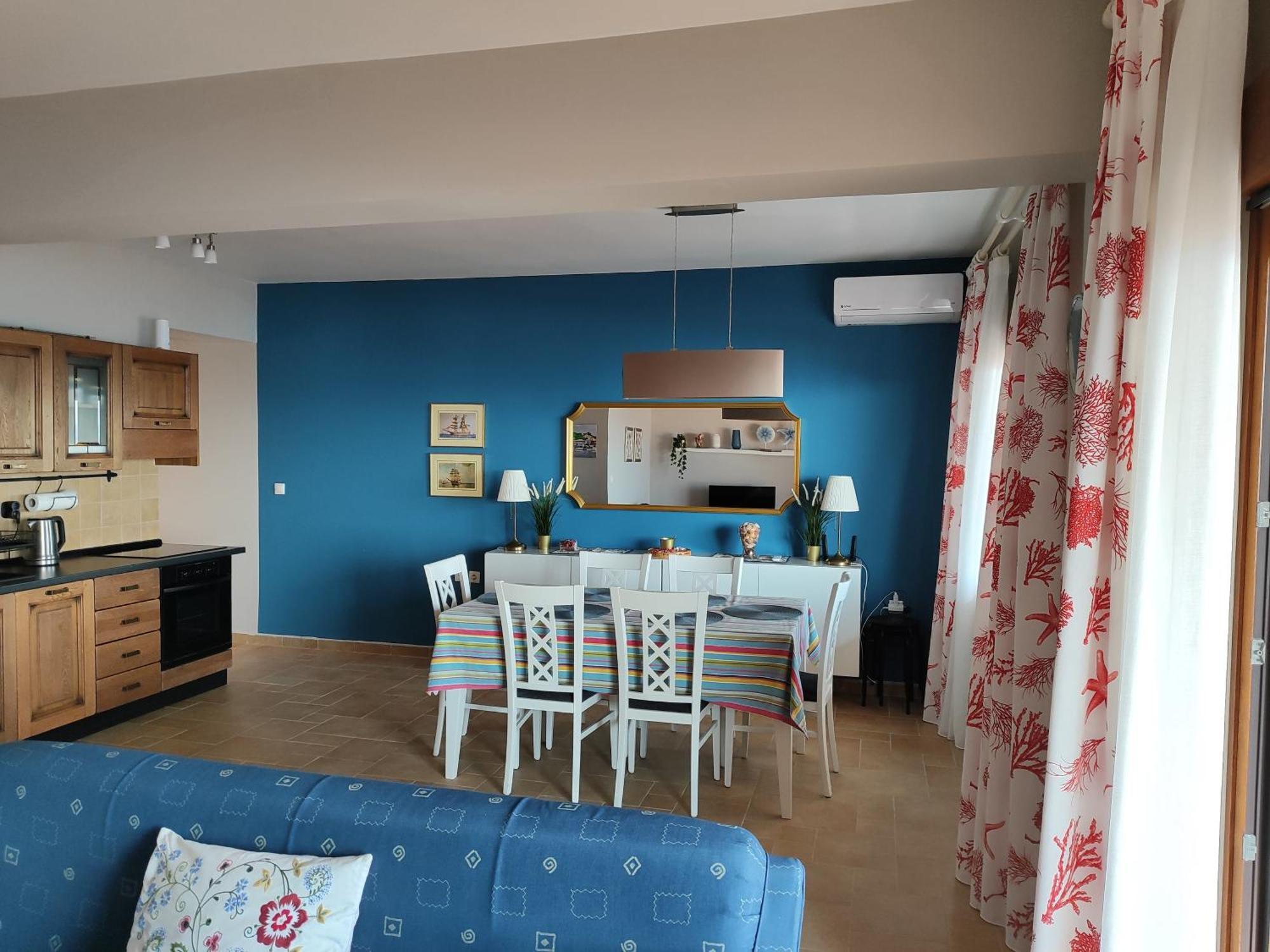 Navy Blue Apartment Неа Скиони Екстериор снимка